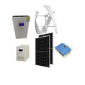 Turbina eólica do sistema de armazenamento da bateria e painel solar